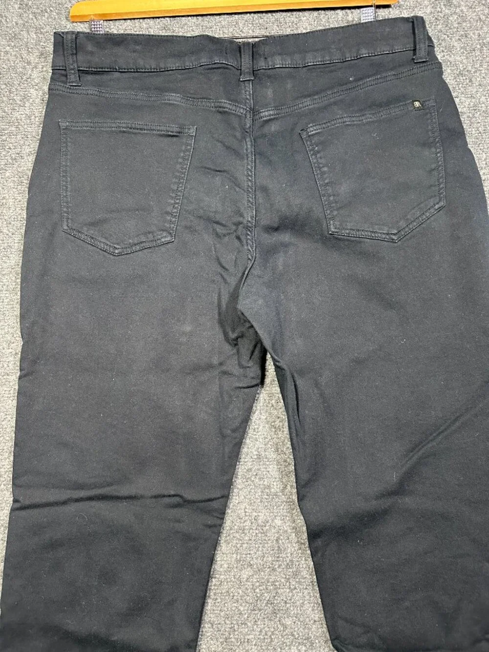 Banana Republic Pants Men 36 5 Pocket Pant Dark Blue Cotton Stretch Flat Front